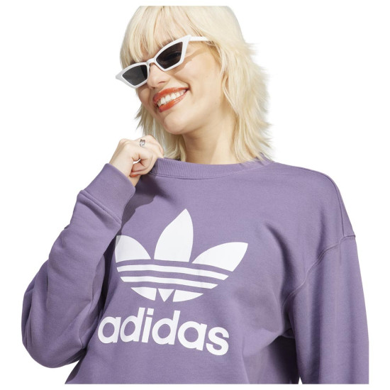 Adidas Γυναικείο φούτερ Adicolor Classics Trefoil Crewneck Sweatshirt